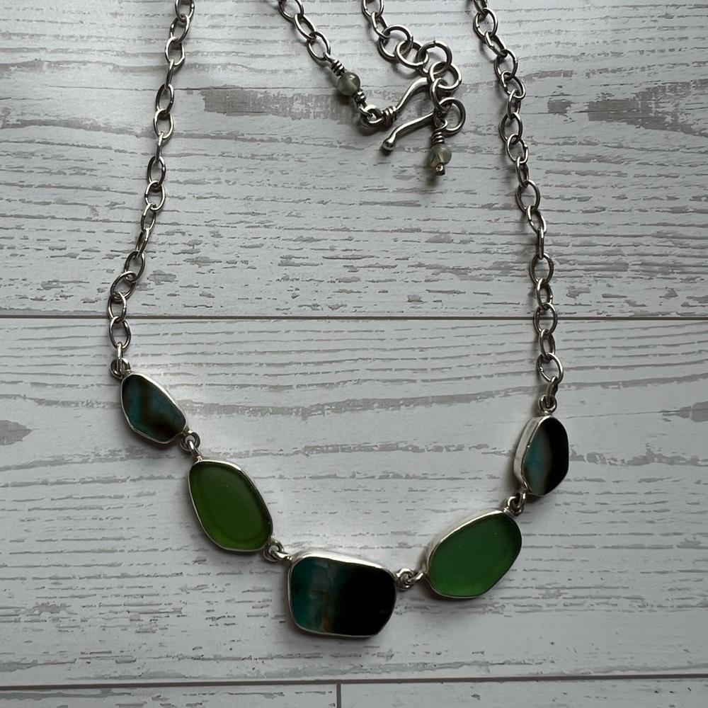 Jessica Lee 925 Sea Glass Necklace - Picture 2 of 5